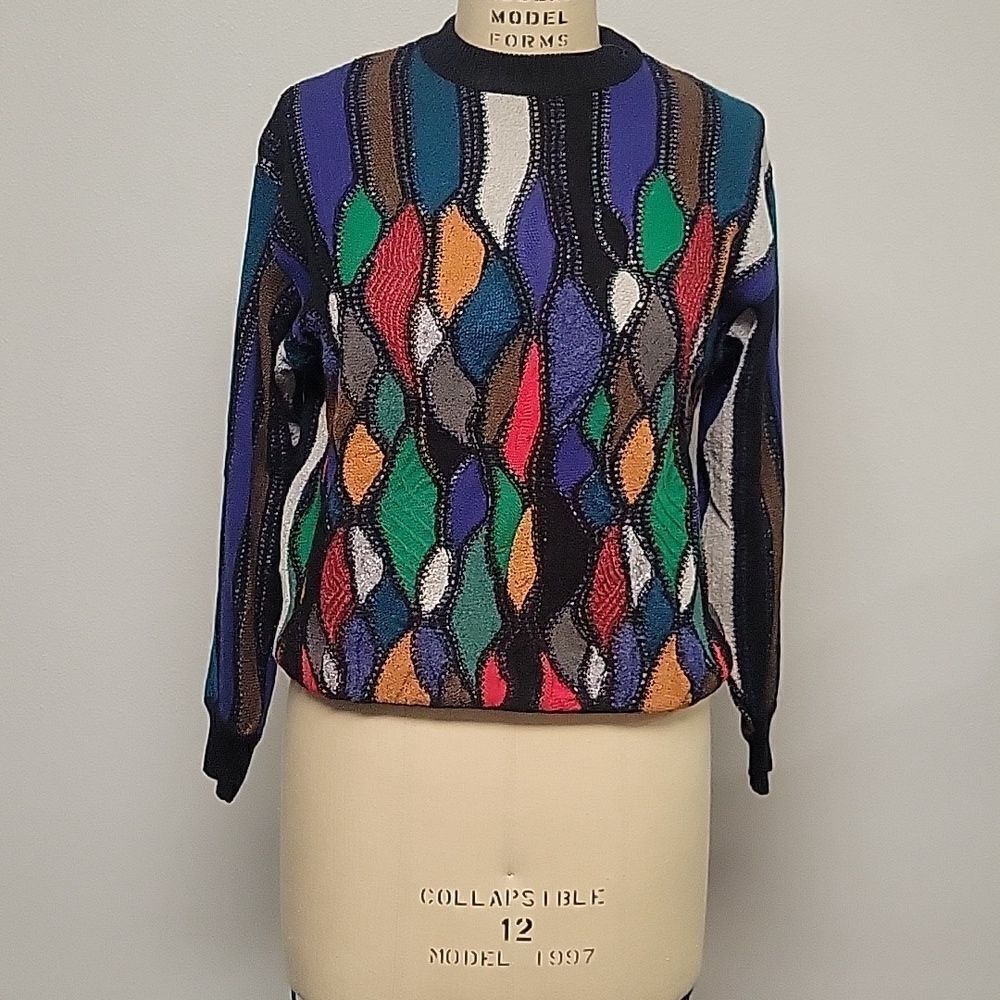 Vintage St Croix 90s Style Sweater, Le Femme, Size S